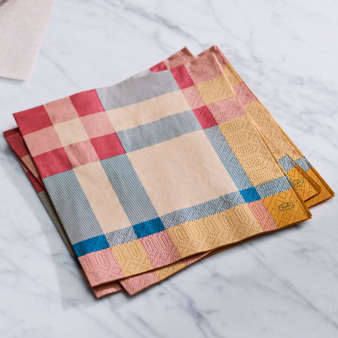 D.Serv. 3-lag 33cm 50stk|10 Glowy Tartan