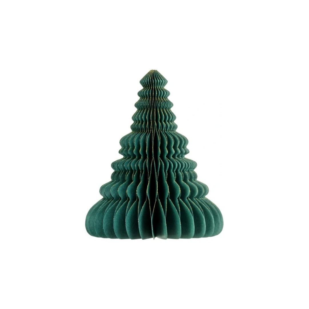 Honeycomb Jólatræ bottle grønt 20cm 1stk
