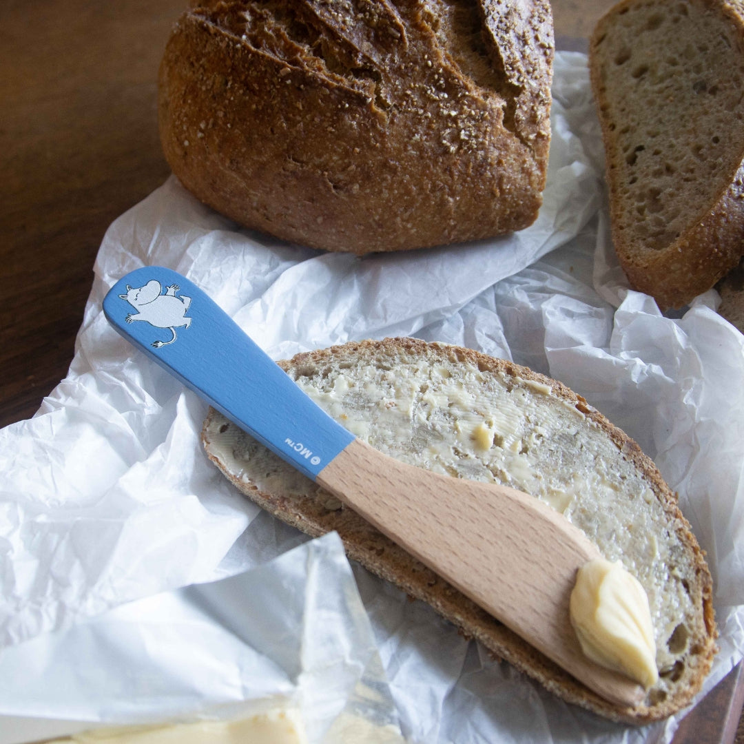 Smørknívar træ Mumi 18cm 2stk