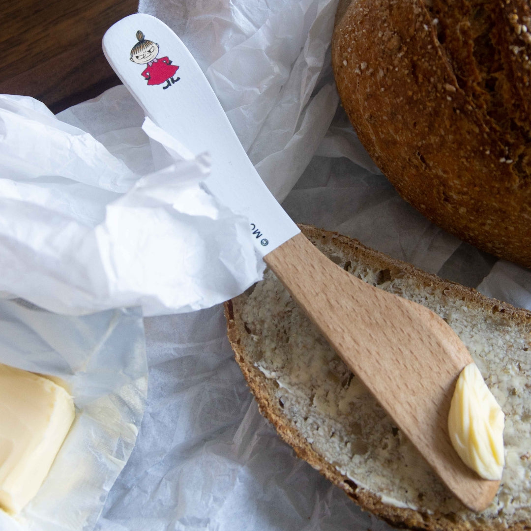 Smørknívar træ Mumi 18cm 2stk