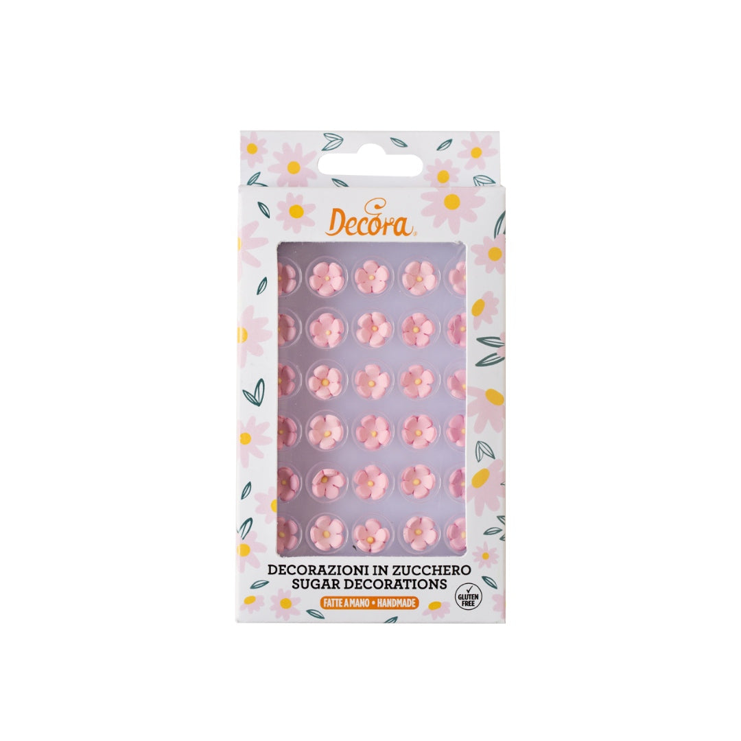Decora Køkupynt blómur 30stk ø1cm pink