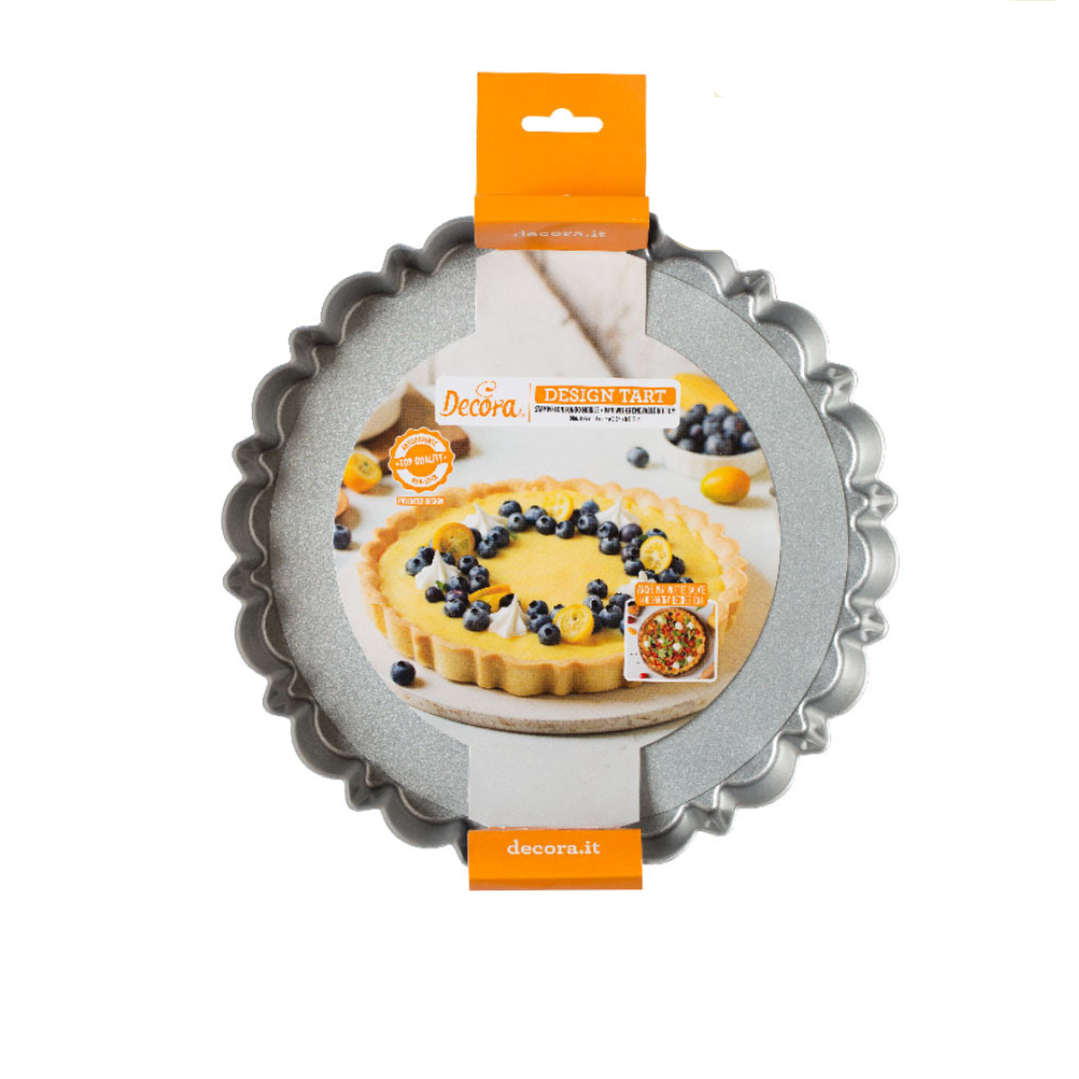 Decora bakiformur Tart tart stál Ø25 H3cm leysan botn