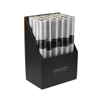 EH Borðrennari glittur Silvur 38x200cm