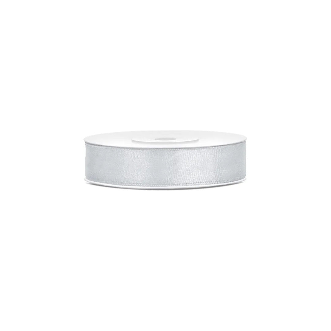 Silkiband silvur 12mm/25m