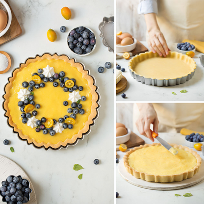 Decora bakiformur Tart tart stál Ø30 H3cm leysan botn