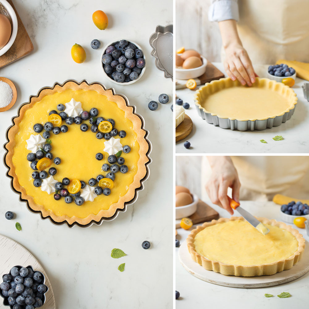 Decora bakiformur Tart tart stál Ø25 H3cm leysan botn