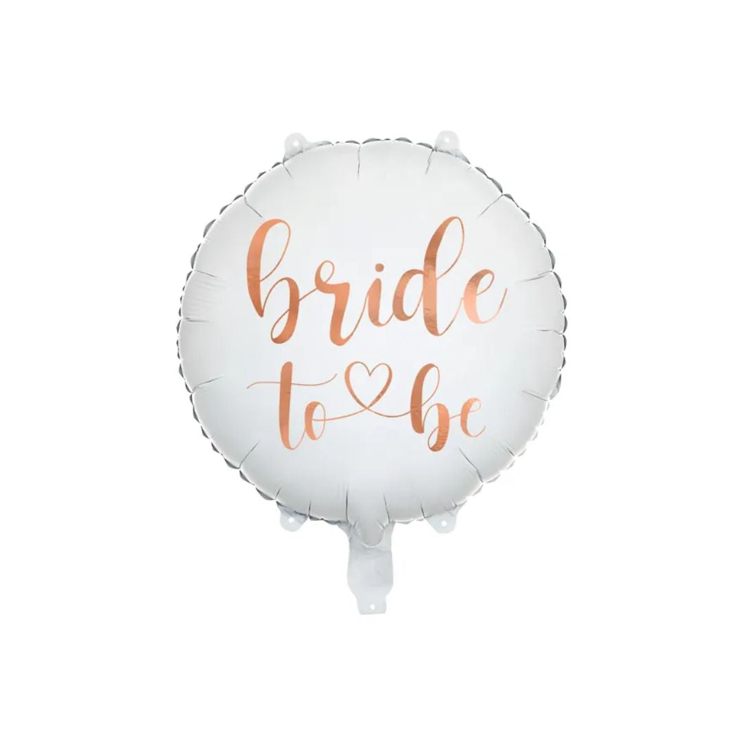 Partydeco Ballónir folio &quot;Bride to be&quot; 1stk