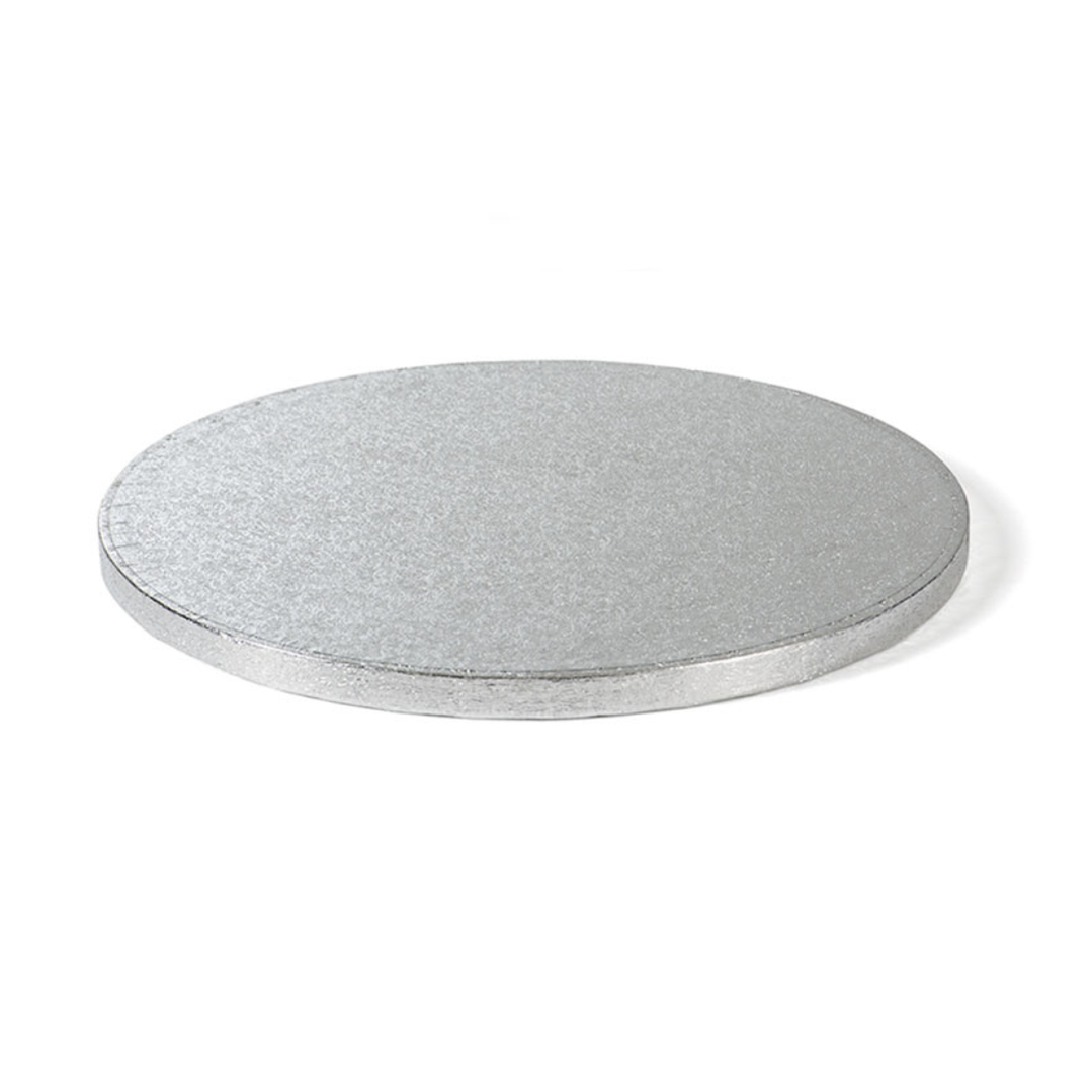 Decora køku/mat kartong silvur Ø28 H1,2cm