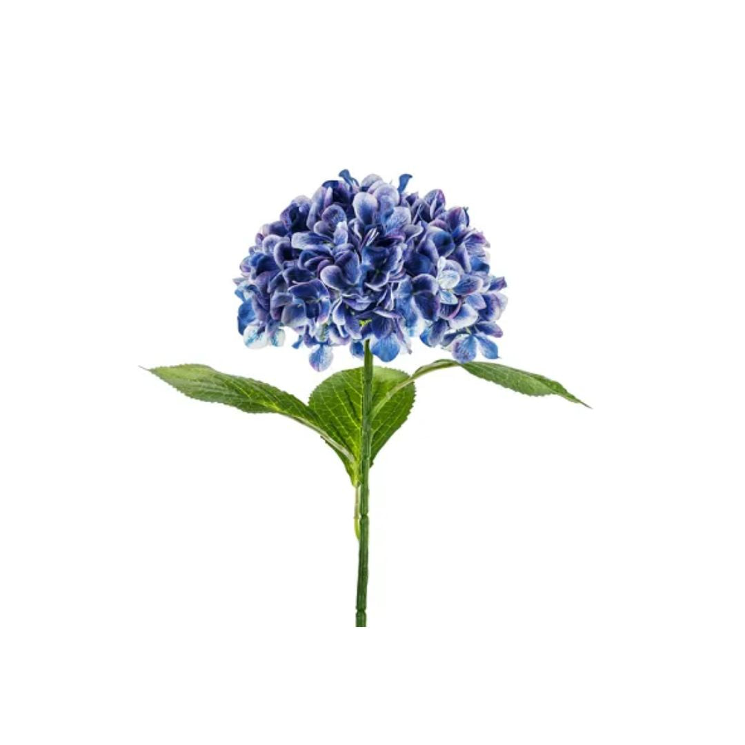 Party Deco Hortensia navy blátt 69cm