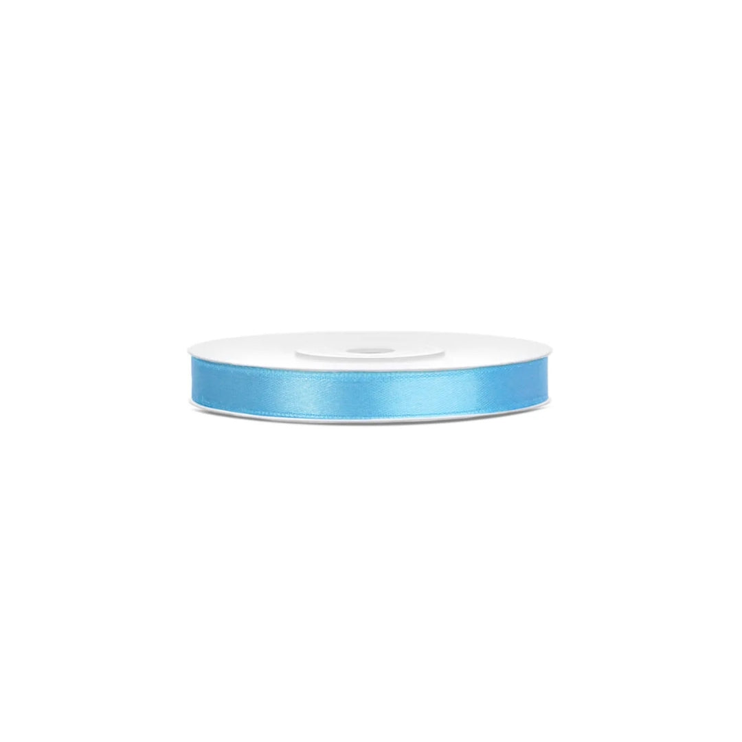 Silkiband himmal blátt 6mm/25m