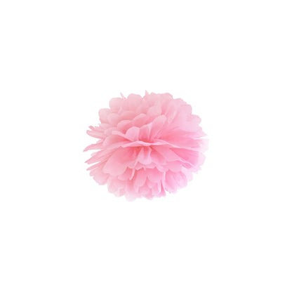PartyDeco Pompon papír lj. pink 25cm