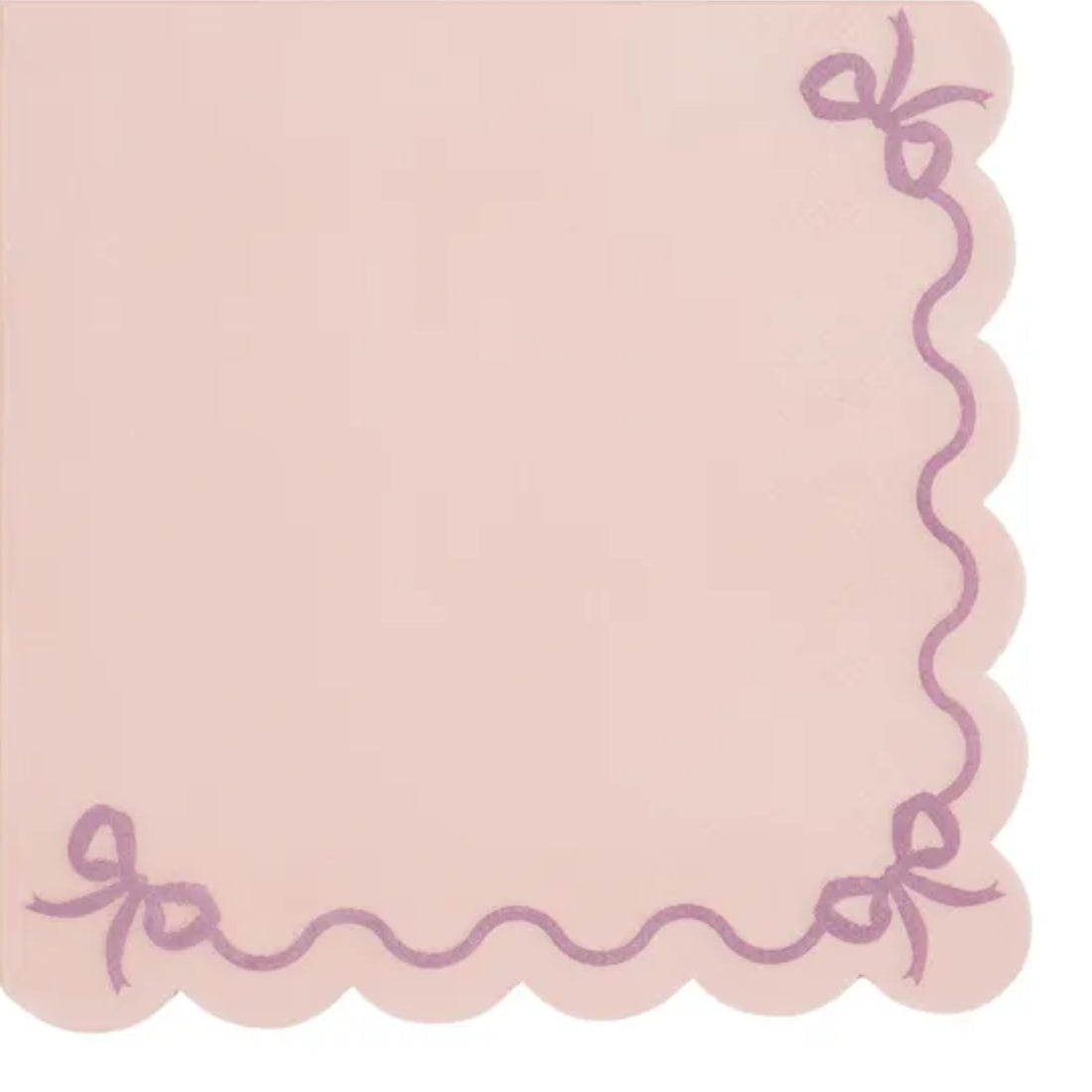 Party Deco serviettar 3-lags 33x33cm lj. Pink 12stk