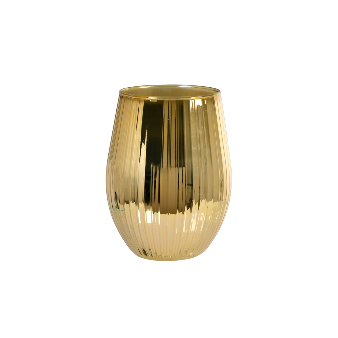 Duni Glasljós Ritz H12,5 Ø7,6 55T Gull 1stk|kar/6 RAL