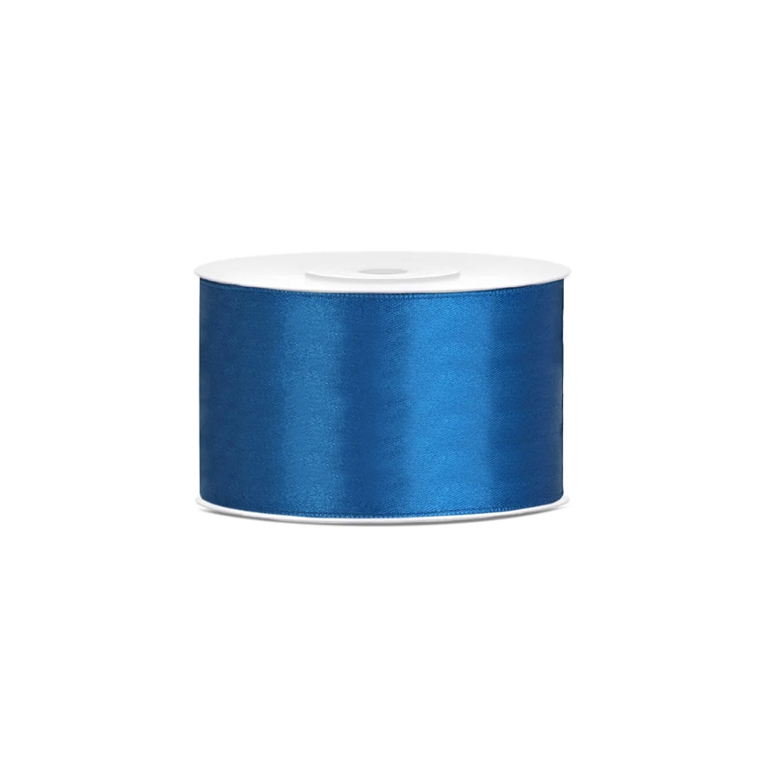 PartyDeco Silkiband blátt, 38mm/25m 1stk/25