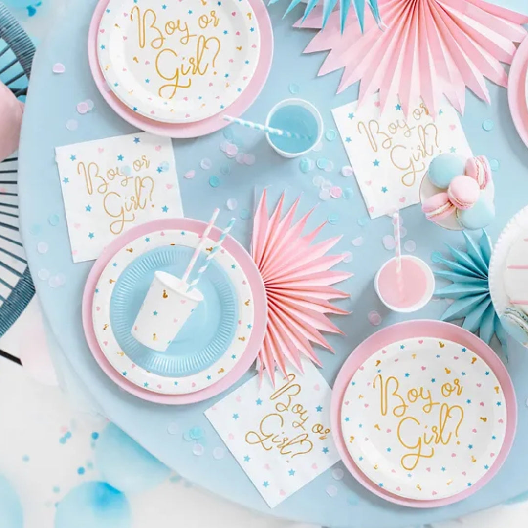 PartyDeco Tallerkar 23cm 6stk Kynsavdúking