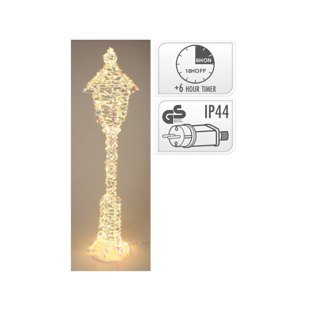 LED Lygtapeli 140cm gull IP44 v/timara