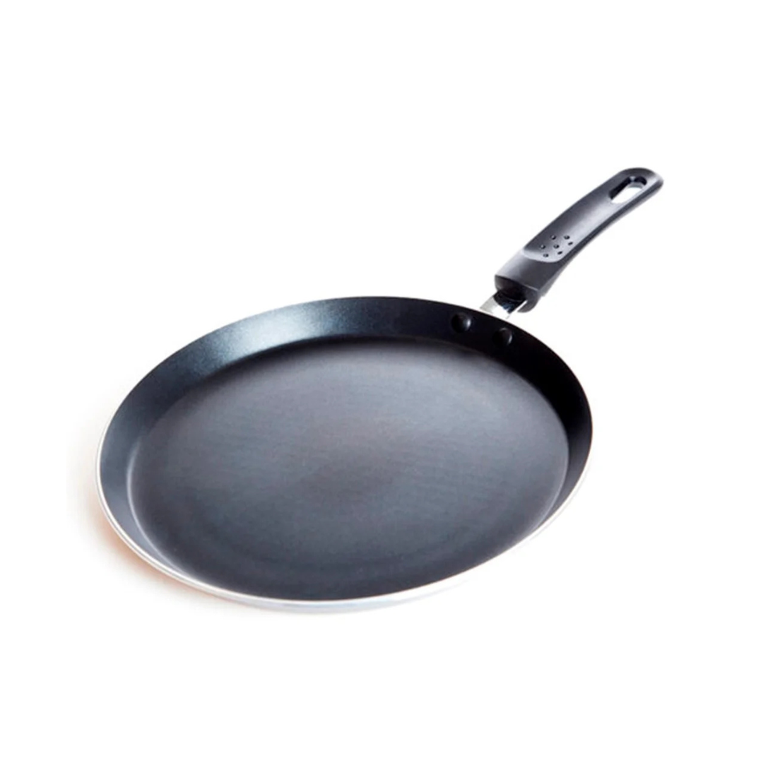 Pannukøkupanna Ø25cm svørt nonstick aluminium