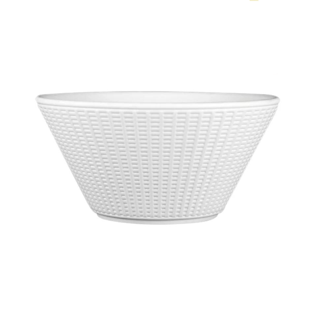 Skál Willow Ø13cm hvít riflað Porselen Steelite