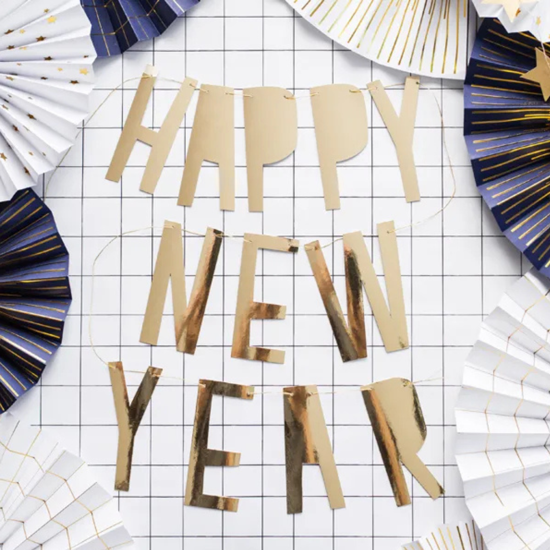Bannari 10x90cm Happy New Year gull