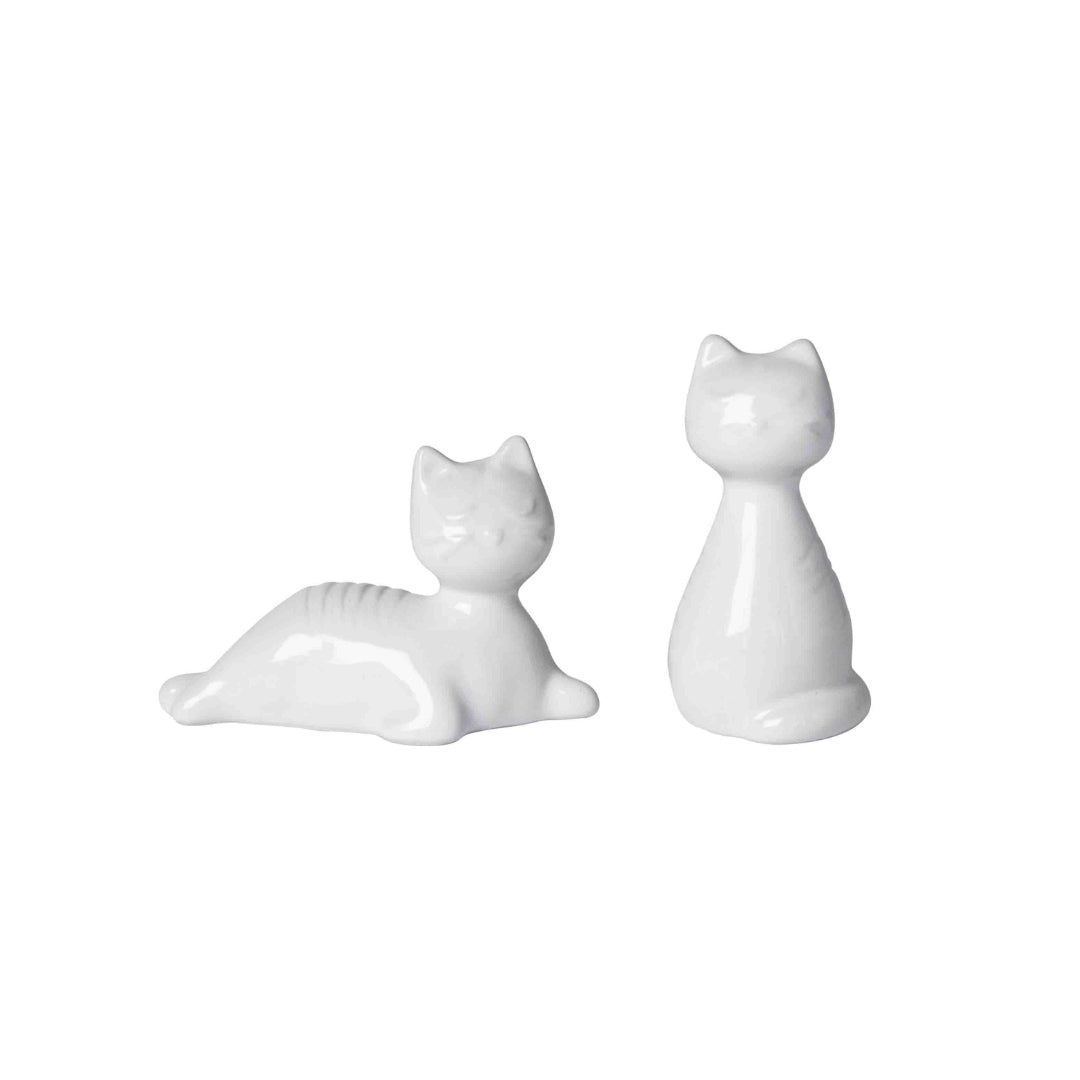 Salt &amp; pipar bússur 3,7 H8,7cm kettufamilja
