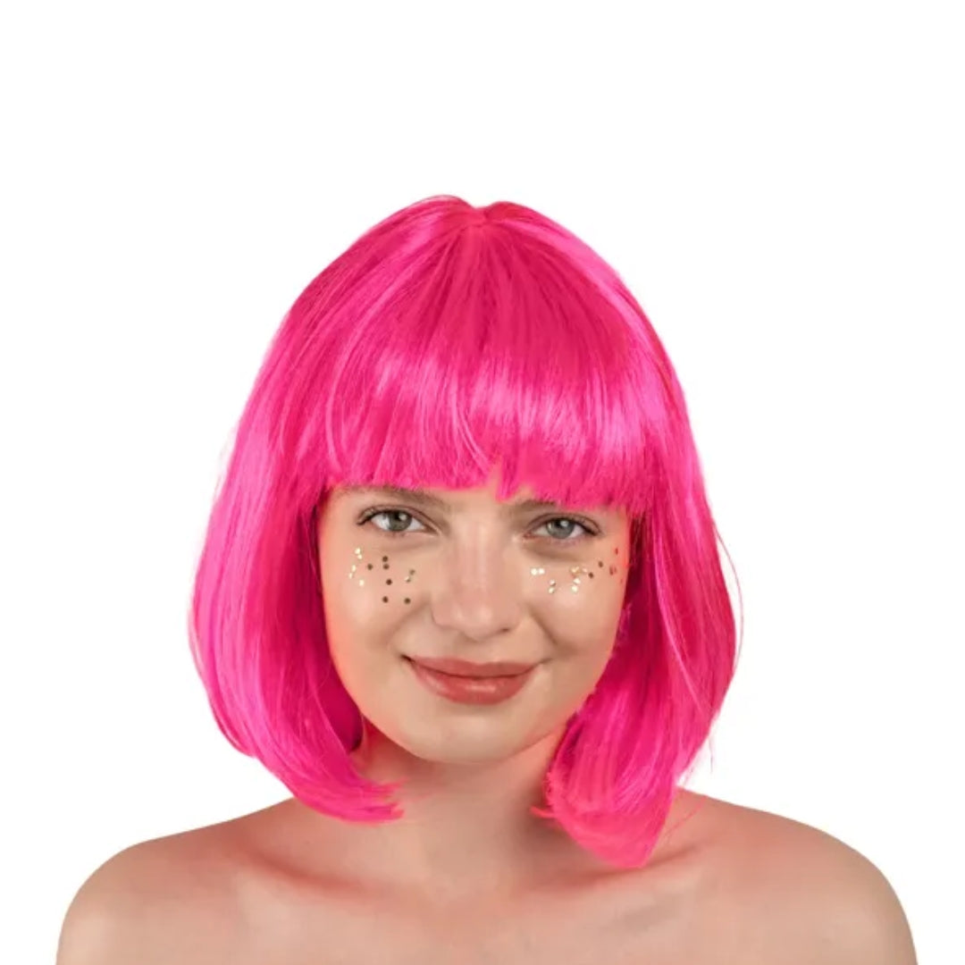 Parykk Neon pink