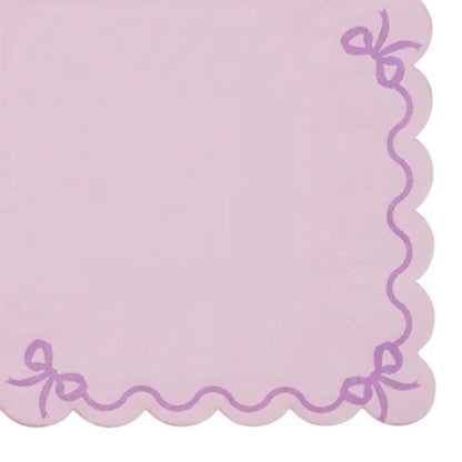 Party Deco Serviettar 3-lags 33x33cm lilla 12stk