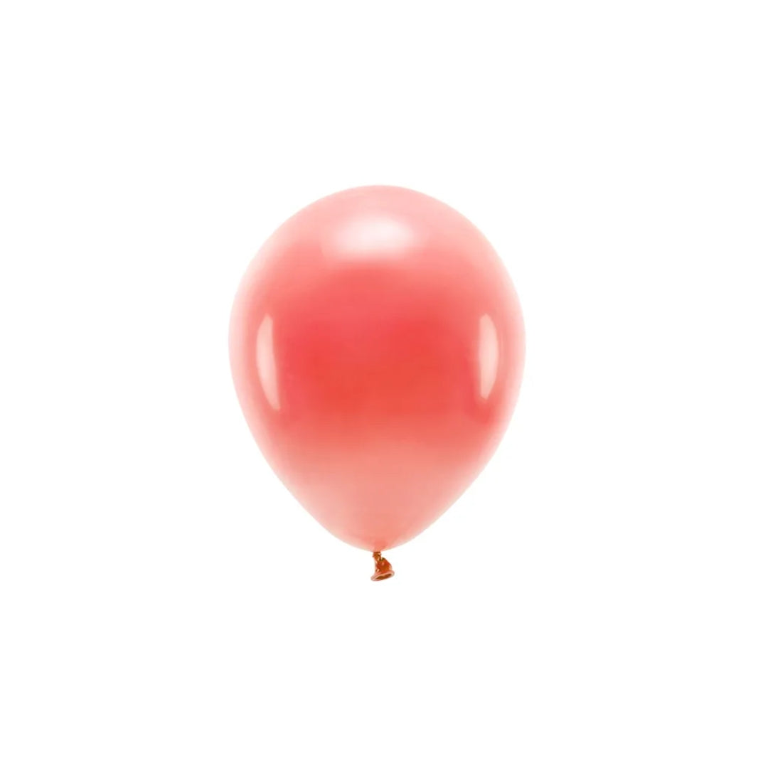 Ballónir Eco 30cm pastell koral 100stk