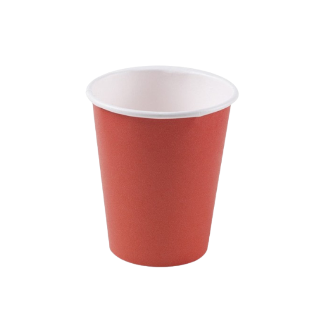 Pappbikar 24cl Reyð 20stk/12 2023