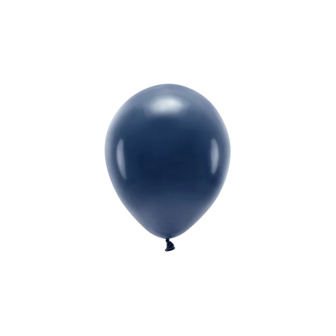 Ballónir Eco 30cm pastell navy blátt 100stk
