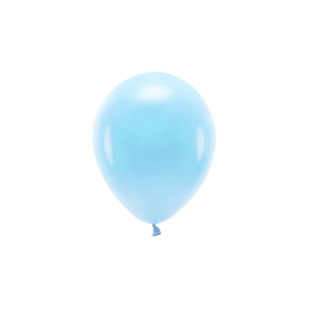 Ballónir Eco 30cm pastell ský blátt 100stk