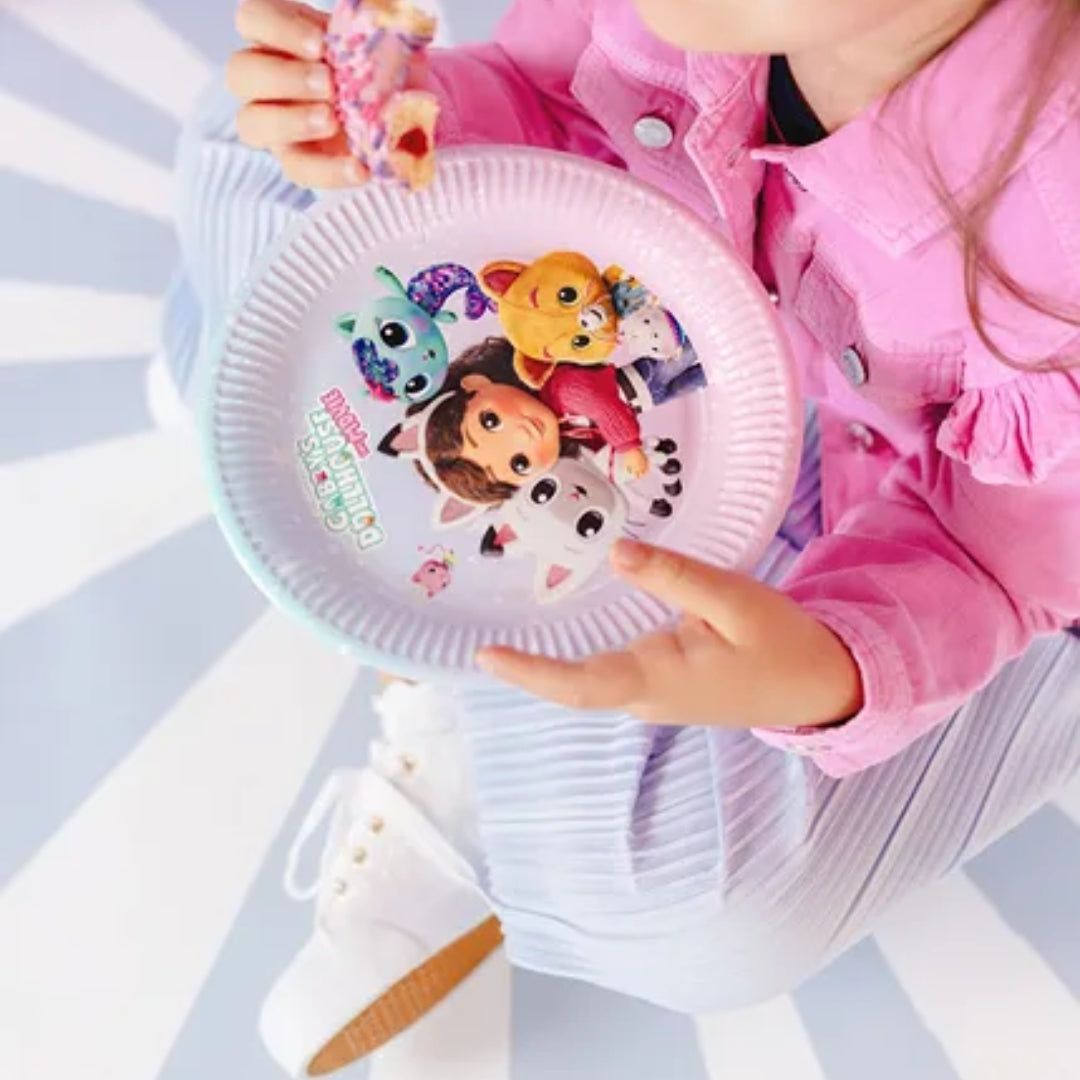 Tallerkar papír Gabbys Dukkuhús 23cm 6stk