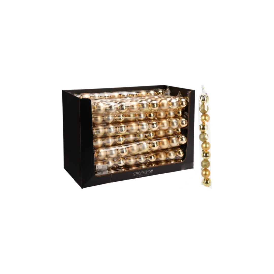 EH Jólakúlur 10stk ø5cm gull