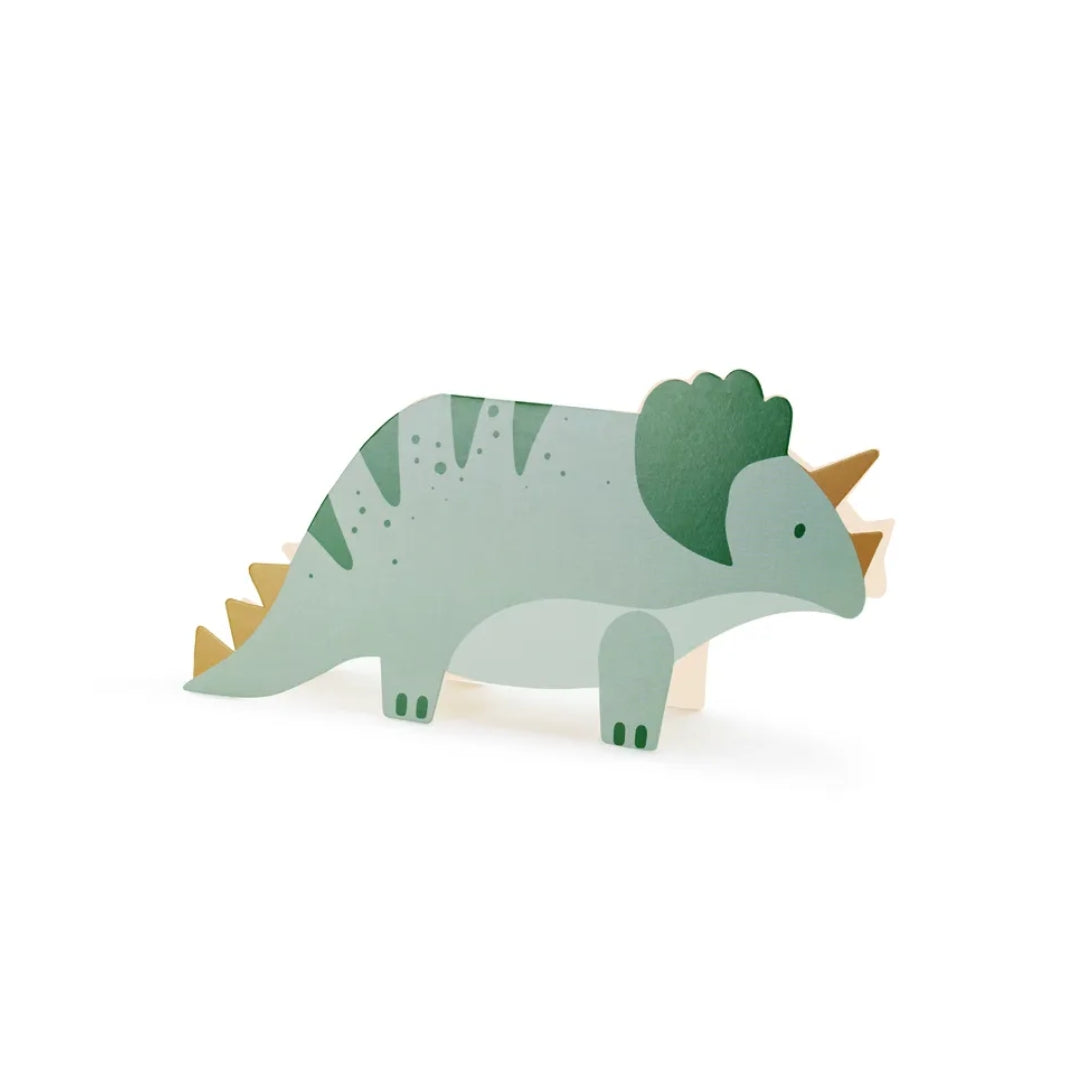PD Innbjóðingarkort 6stk Dinosaur