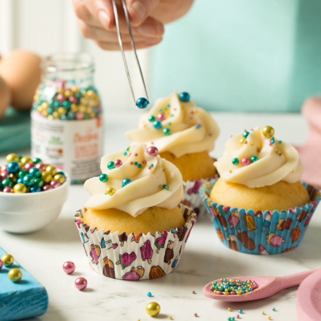 Sjokolátaperlur ælaboga Ø10mm 1kg