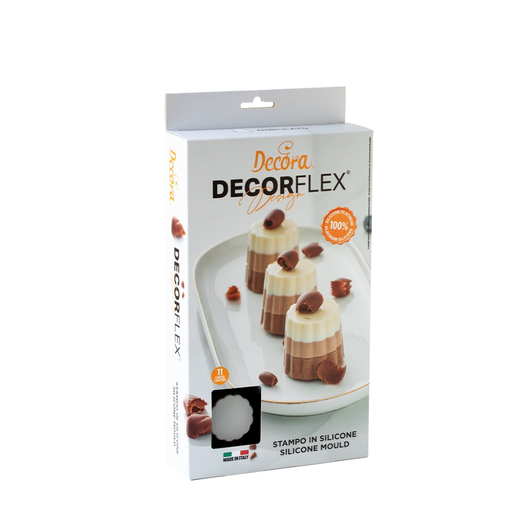 DC Bakiformur 11stk Ø5,5 H5,5 silikon 30x17cm