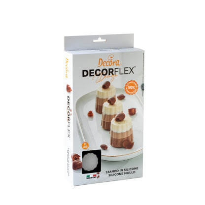 DC Bakiformur 11stk Ø5,5 H5,5 silikon 30x17cm