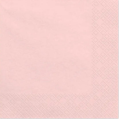 Serviettar 33cm 3-lag 20stk ljóst Pink