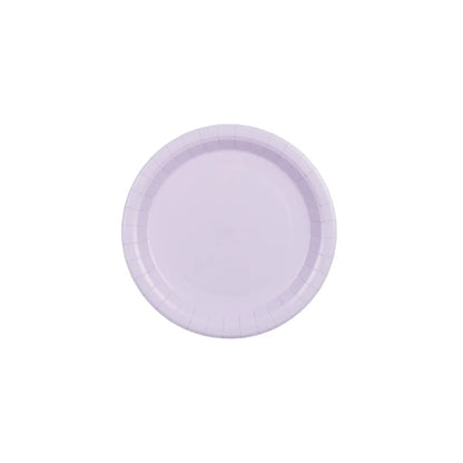 Tallerkar papír lavendel lilla 23cm 6stk