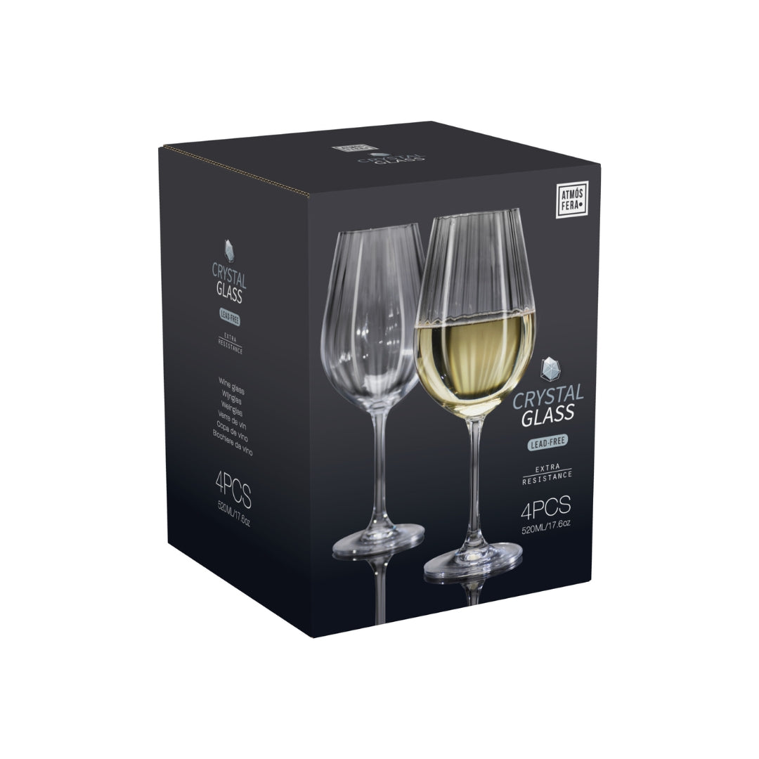 Víngløs 520ml Crystalline blýfrí 4stk