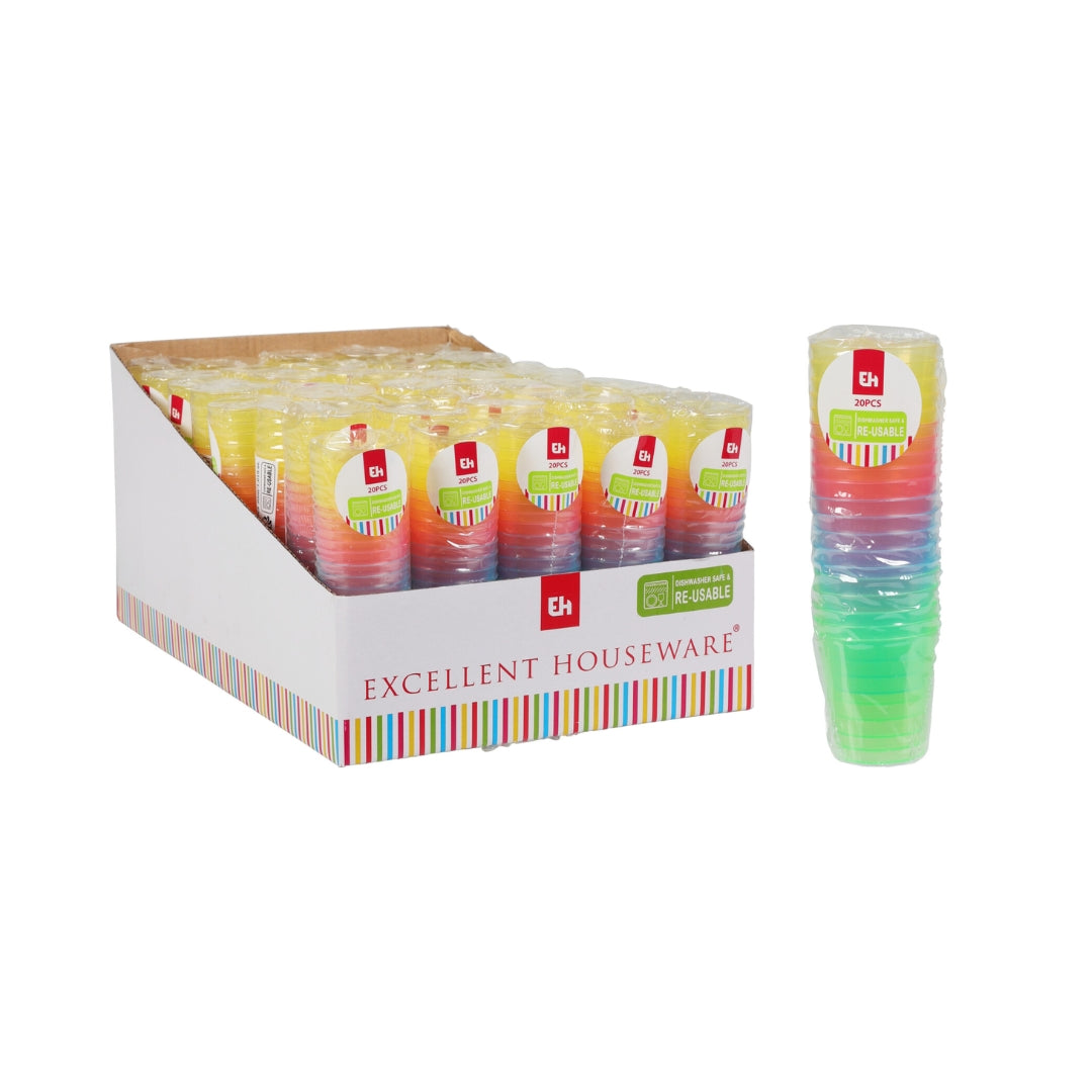 EH Glas skot / snaps PP 30ml 20stk