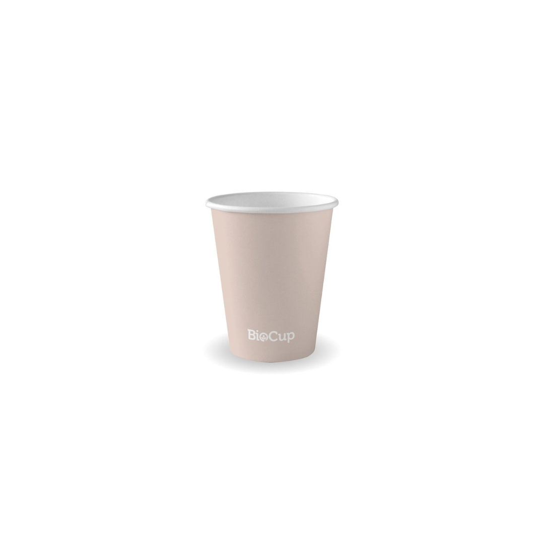 Biopak pappbikar 24cl 1lag Aqueous heimakomp. 50stk|Kart/20