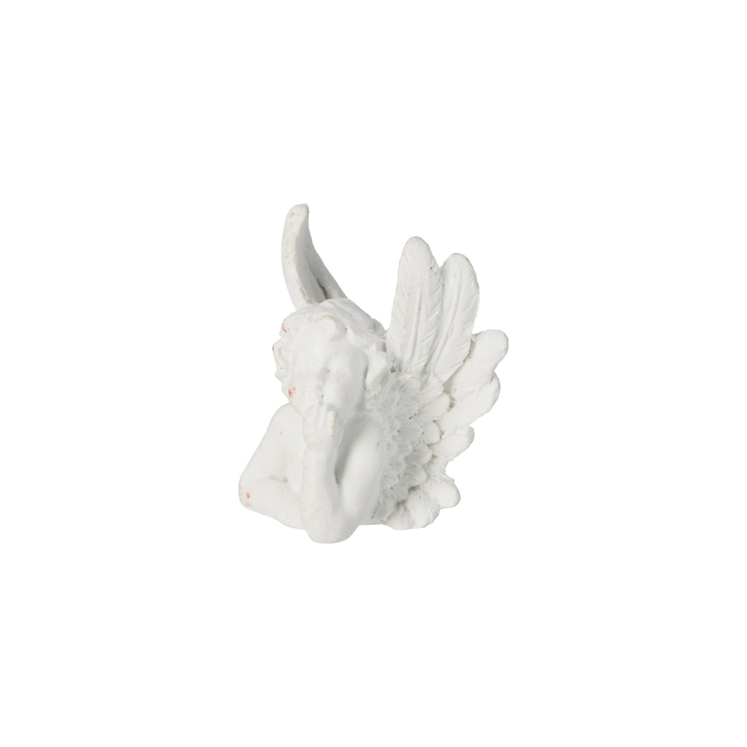 EH Figurur Eingil 6,5cm 3ass hvítur polyresin 1stk