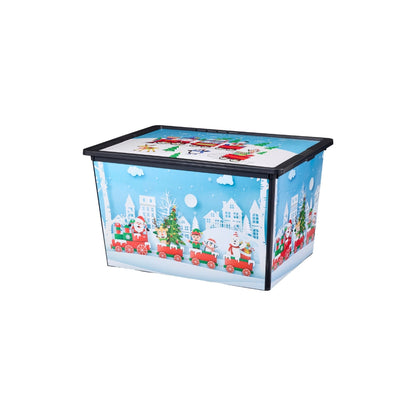 EH Goymsluboks jól v/lok+hjól 50L 52x34x31cm 4ass 1stk