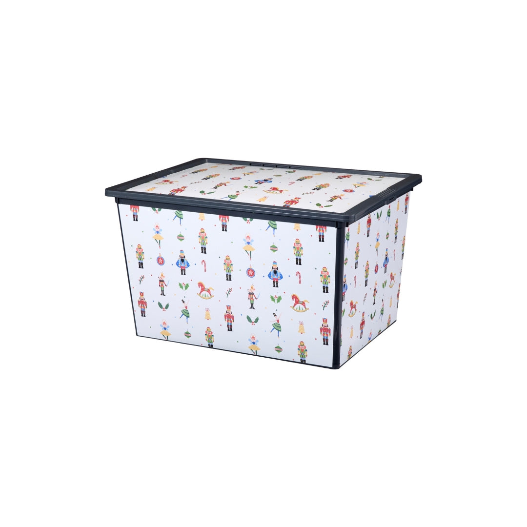EH Goymsluboks jól v/lok+hjól 50L 52x34x31cm 4ass 1stk