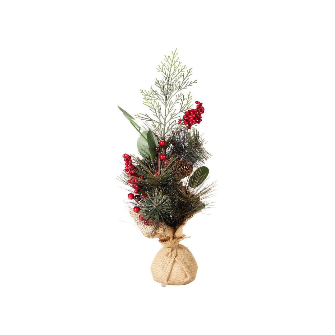 EH Jóladeko Træ v/gran/ber/ekalyp/sopp 48cm