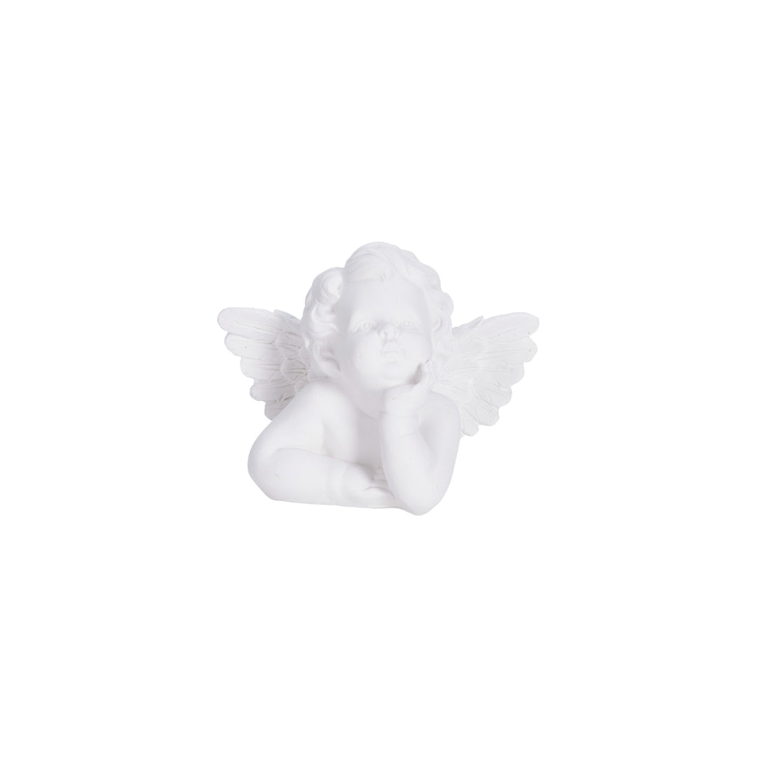EH Figurur Eingil 18cm 2ass hvítur polyresin 1stk