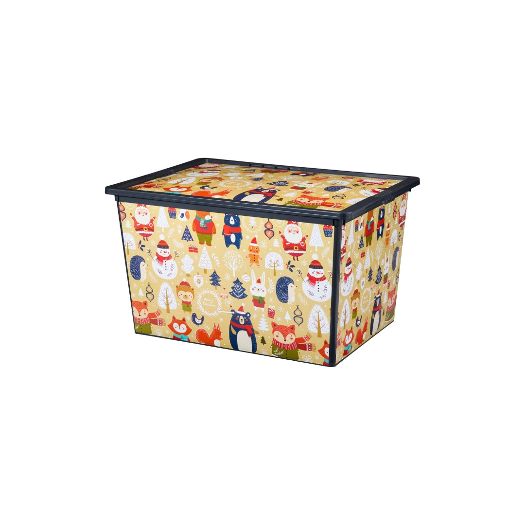EH Goymsluboks jól v/lok+hjól 50L 52x34x31cm 4ass 1stk