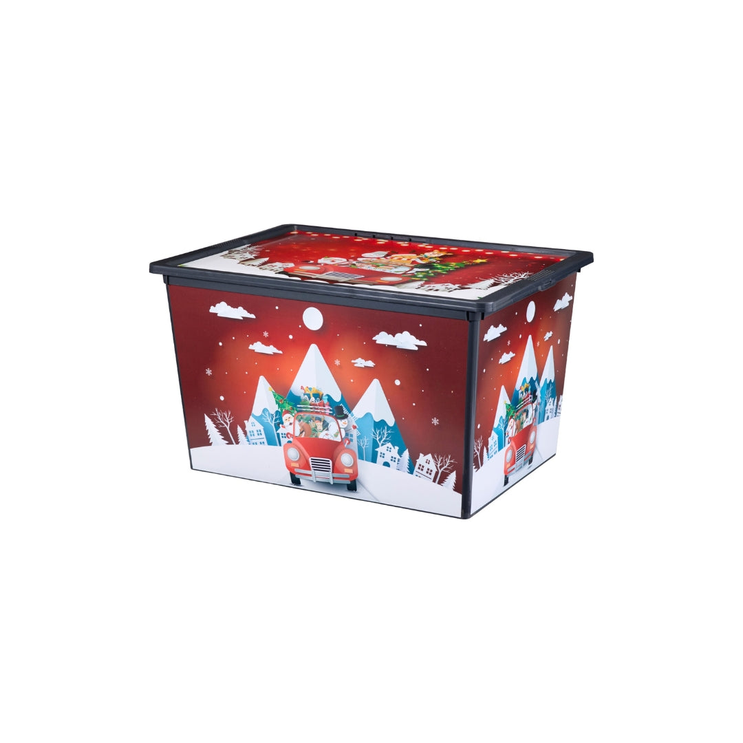 EH Goymsluboks jól v/lok+hjól 50L 52x34x31cm 4ass 1stk