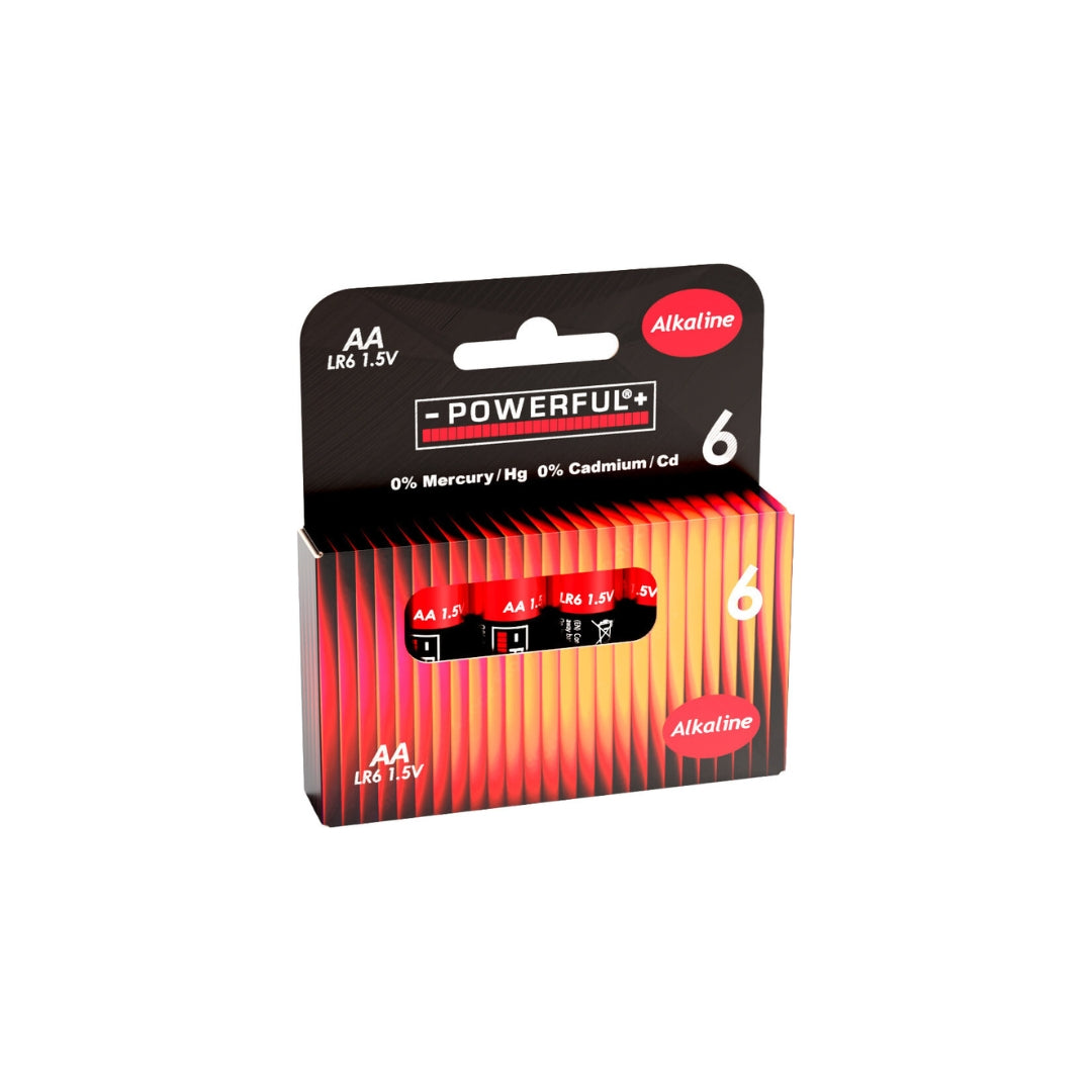 EH Battaríir AA 6stk LR6 Alkaline