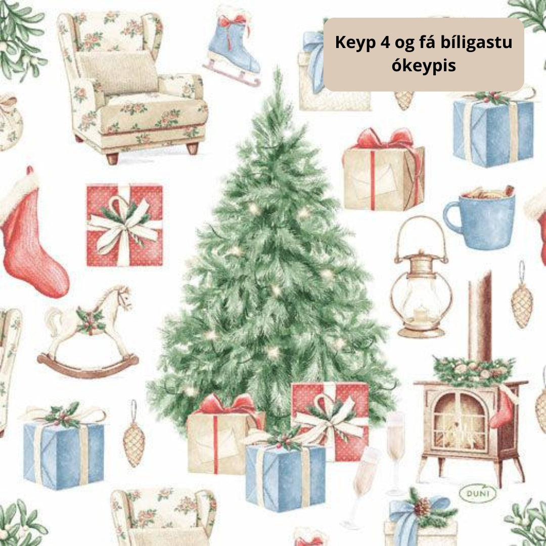 Duni Serv. 3-lag 33cm 20stk|12pak Tree and gift